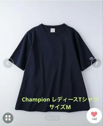 Champion 네이비 티셔츠 M 사이즈