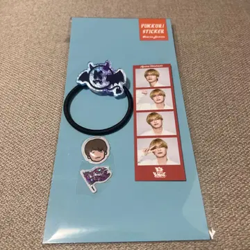 나니와단시 타카하시 쿄헤이 머리끈 포토 카드  씰 3세트