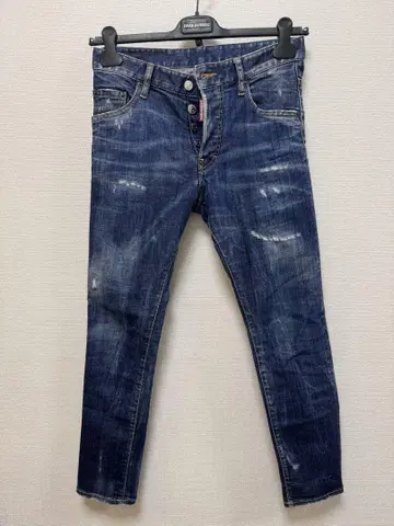 DSQUARED2 데미지 가공 스키니 청바지