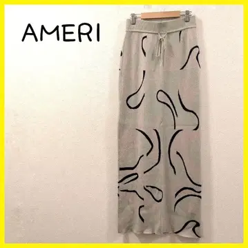[새상품급] AMERI 아메리 니트 스커트 롱 스커트 M