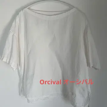 Orcival 오르치발 보트넥 풀오버 블라우스 린넨 셔츠