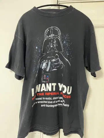 STAR WARS 빈티지 T셔츠 다스 베이더 I WANT YOU
