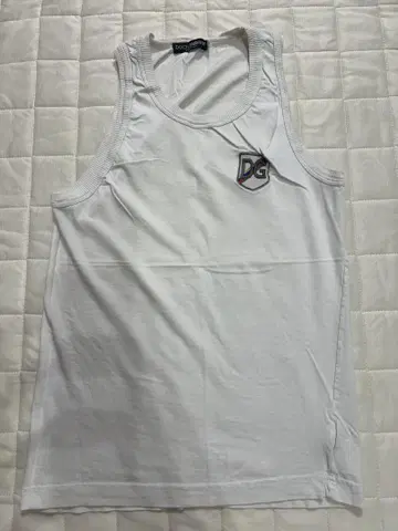 돌체 앤 가바나 탱크탑 화이트