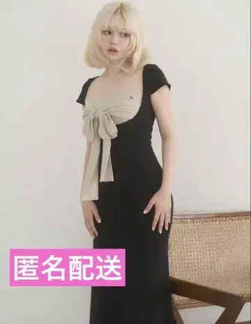 ANDMARY 앤드마리 Lady like long dress 블랙