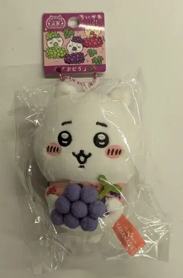 API 봉제 인형 키체인/야마나시 한정판 치이카와 치이카와 포도
