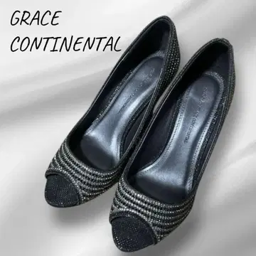 GRACE CONTINENTAL 가죽 펌프스 비쥬 장식