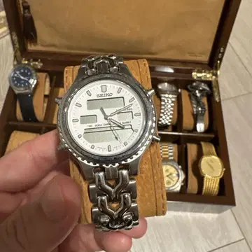 SEIKO/세이코/데지아나/아나데지/쿼츠 손목시계/H021-6050