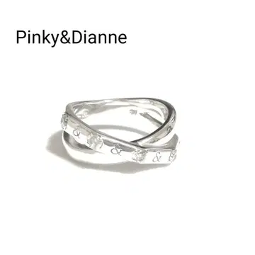 [새상품급] Pinky&Dianne 크로스 실버 반지 13호