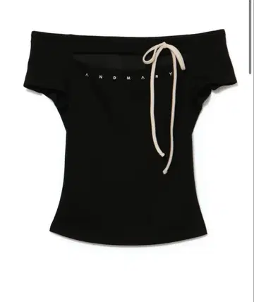 당일 발송 블랙 Dada ribbon tops andmary