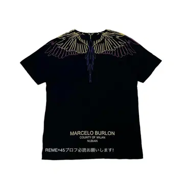 [ S ] MARCELO BURLON 마르셀로 바론 NUBIAN 티셔츠