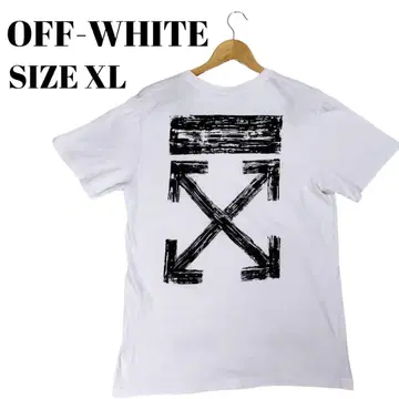 OFF-WHITE 화이트 티셔츠 XL 사이즈
