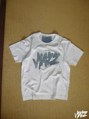 Mazz tee white/denim