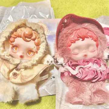 SKULLPANDA L 임프레셔니즘 봉제 인형 펜던트