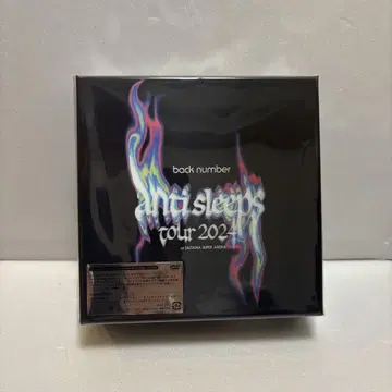 [초회 한정 BOX] back number anti sleeps tour