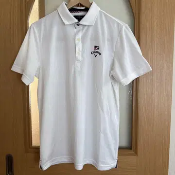 새상품급 Callaway 골프웨어 반팔 피케 셔츠 화이트