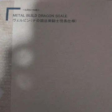 METAL BUILD DRAGON SCALE 벨빈