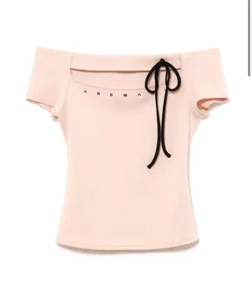 andmary Dada ribbon tops pink beige
