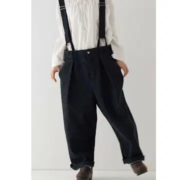 nest robe 업사이클 리노 치노 서스펜더 팬츠