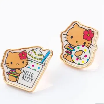 [레어] 일광화상 키티 여성용 핀즈 Sanrio characters