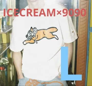 ICECREAM x 9090 콜라보레이션 티셔츠