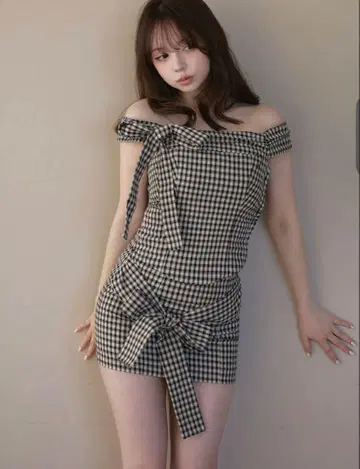 [새상품/S] Ruban ribbon set up beige 앤드마리