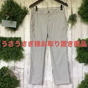 평평하게 놓은 허리 38 밑위 21 스트레치