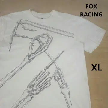FOXRACING 핸드 사인 그래픽 티셔츠 BMX XL