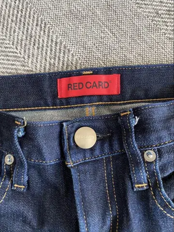 RED CARD 스트레이트 데님 다크 블루