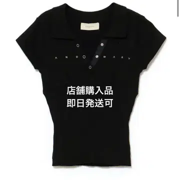 andmary Lindsay 로고 tops black