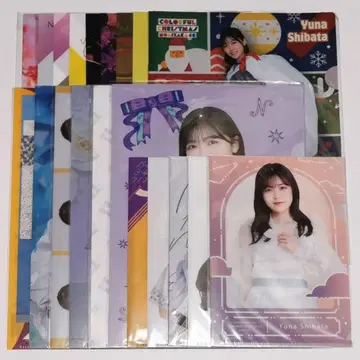 시바타 유나 클리어 파일 묶음 판매 20