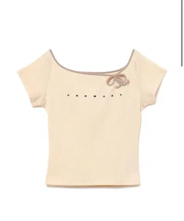 andmary Baby ribbon tops ivory 앤드마리