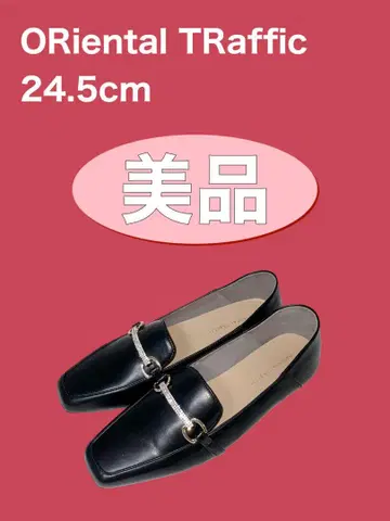 ORiental TRaffic 블랙 스퀘어토 24.5cm