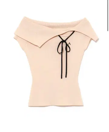 andmary Amari ribbon tops baby pink