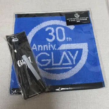 GLAY 30th 타월 JIRO GIGO 쿠루쿠루 펜 즈라 블랙