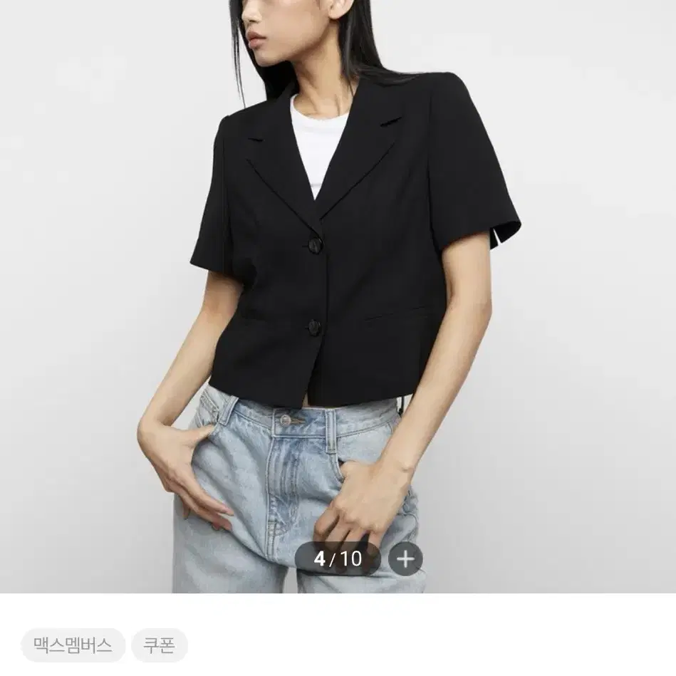 MIXXO[ミッソ] Tailored Overfit Short Sleeve Jacket MIXXO Tailored Short Sleeve Jacket Black M on Bunjang Global