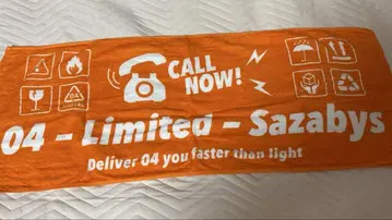 04 Limited Sazabys 페이스 타월