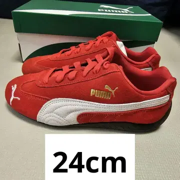 인기 새상품 PUMA 푸마 스피드캣 24cm 빨간색 레드