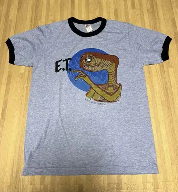 E.T 링거 티셔츠 블루