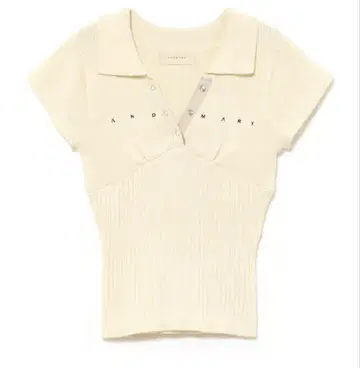 당일 발송 아이보리 Lindsay logo tops andmary