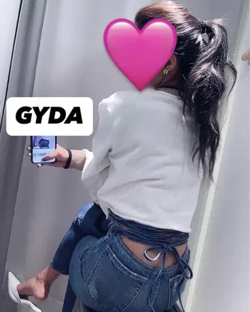 GYDA 백 레이스업 페그탑 데님 팬츠
