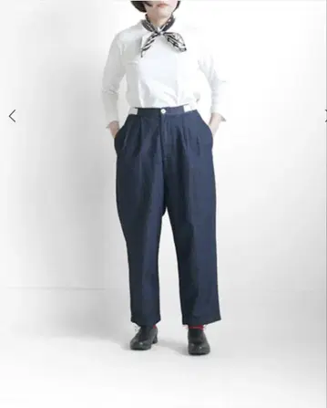 그랑마마도터 데님 사이드 버클 트라우저