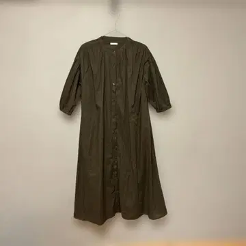 ITEMS URBAN RESEARCH 다크 브라운 셔츠 원피스