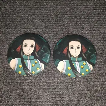 HUNTER x HUNTER 이르미=조르딕 WEB 복권 캔뱃지 2세트