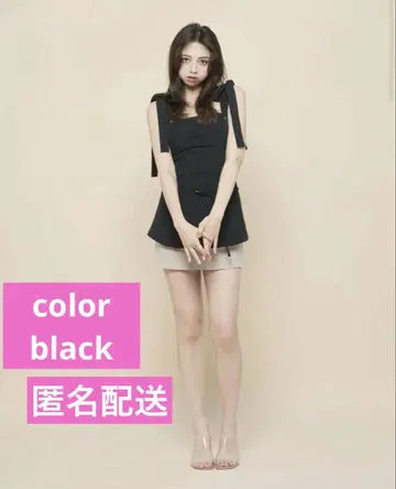 ANDMARY 앤드마리 Georgie layered set up 블랙
