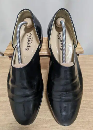 하루타 스포크 슈즈 슬립온 로퍼 블랙 사이즈 26cm