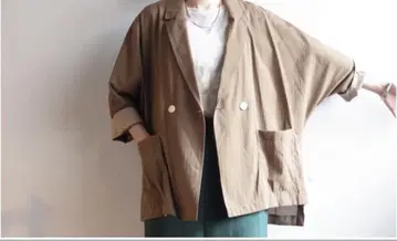 CHIGNON 시어 돌먼 자켓 브라운