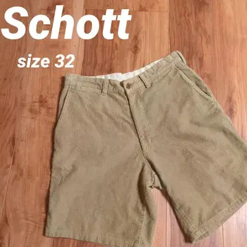 Schott 코듀로이 숏팬츠 32