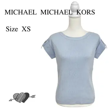 새상품급 MICHAEL KORS 상의 반팔 티셔츠 여성용 XS 여름