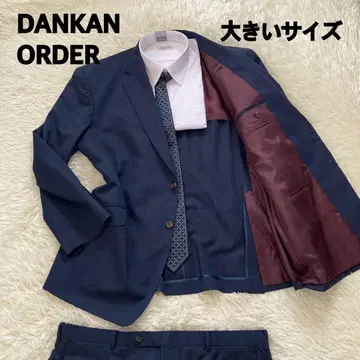 새상품급 DANKAN 네이비 블루 비즈니스 정장 오더 수트 빅 사이즈