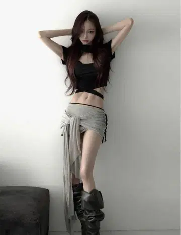 theredthread S mini skort pareo
